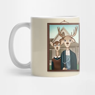 painting "Deer Gothic" Mug